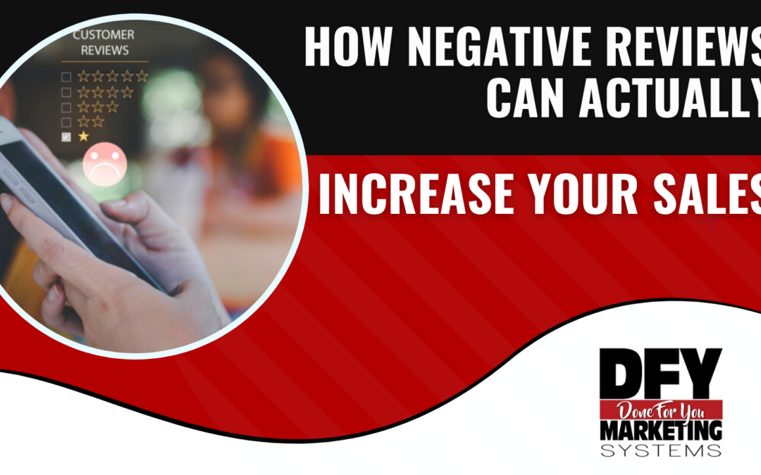How Negative Reviews Can Actually Increase Your Sales